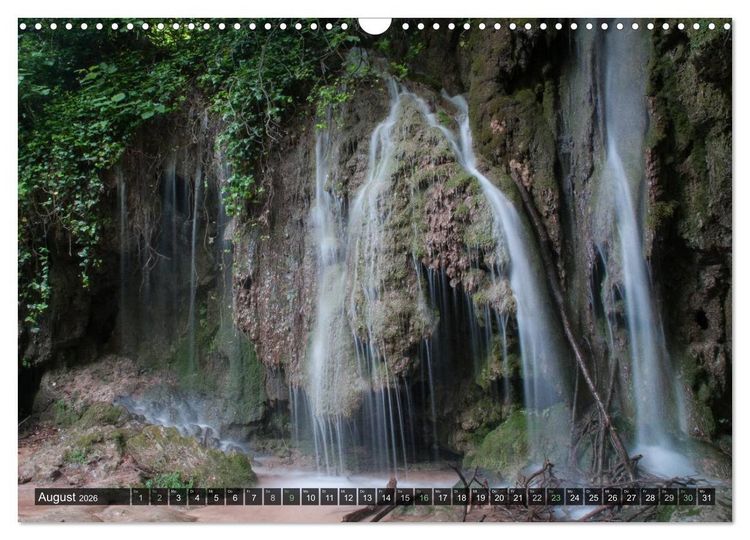 Produktbild: Wasserf&auml;lle der Welt 2026 (Wandkalender 2026 DIN A3 quer), CALVENDO Monatskalender
