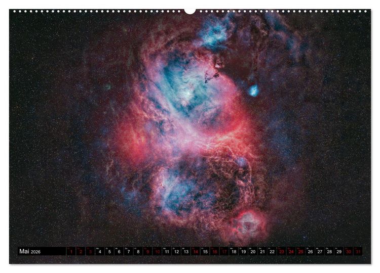 Produktbild: Deepsky XVIII (Wandkalender 2026 DIN A2 quer), CALVENDO Monatskalender