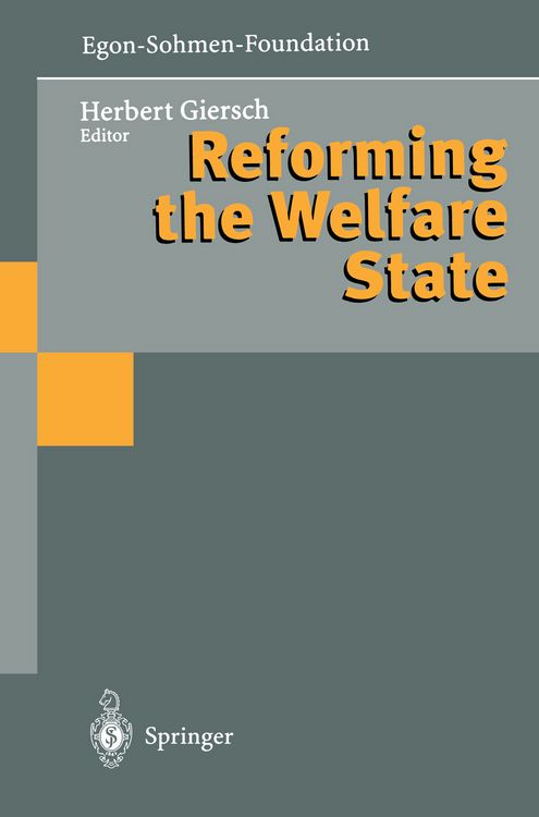 Produktbild: Reforming the Welfare State
