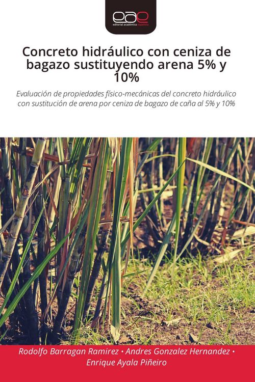 Produktbild: Concreto hidr&aacute;ulico con ceniza de bagazo sustituyendo arena 5% y 10%