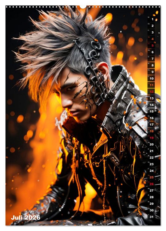 Produktbild: CYBERPUNK Urcoole Typen (Wandkalender 2026 DIN A2 hoch), CALVENDO Monatskalender
