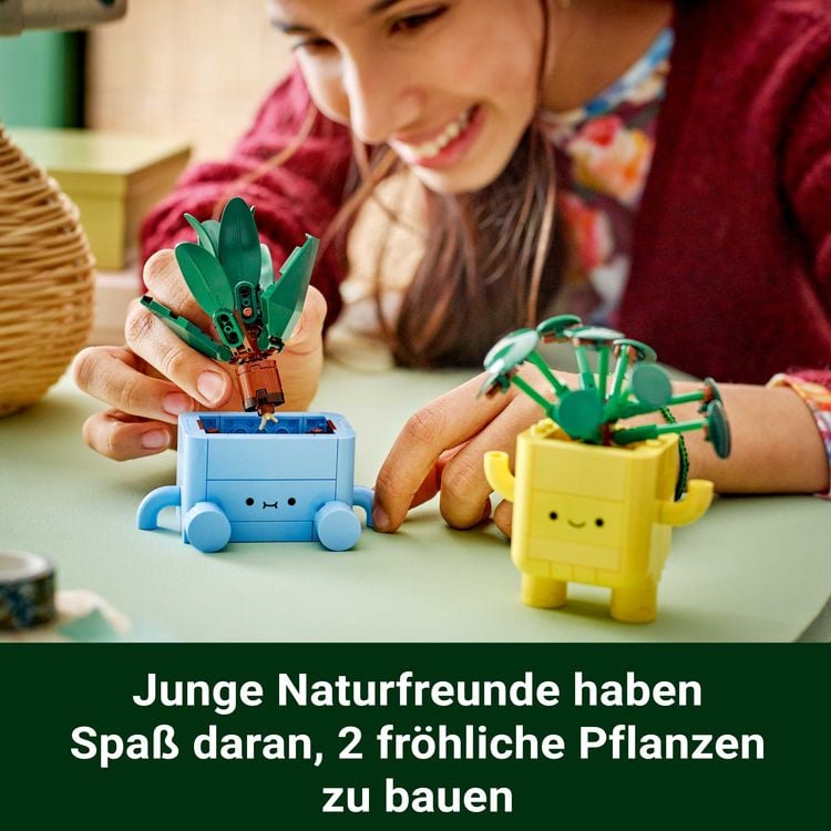 Produktbild: LEGO Botanicals 10349 Fr&ouml;hliche Pflanzen, Spielzeug f&uuml;r M&auml;dchen & Jungen