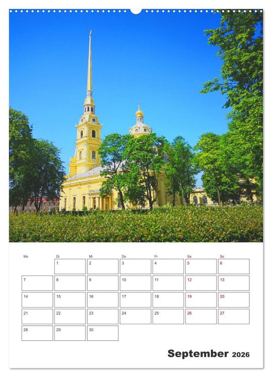 Produktbild: Russland - Terminplaner (hochwertiger Premium Wandkalender 2026 DIN A2 hoch), Kunstdruck in Hochglanz
