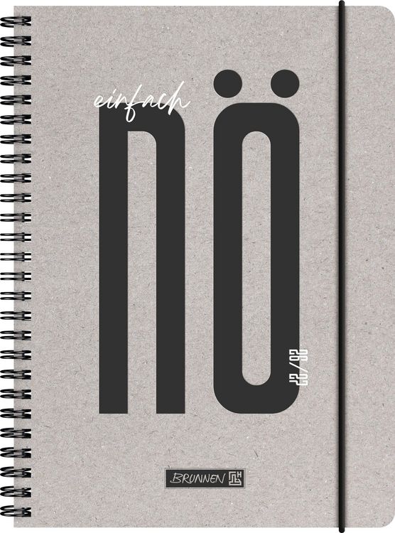 Produktbild: Sch&uuml;lerkalender 2026/2027 "Nope" | A5, Karton