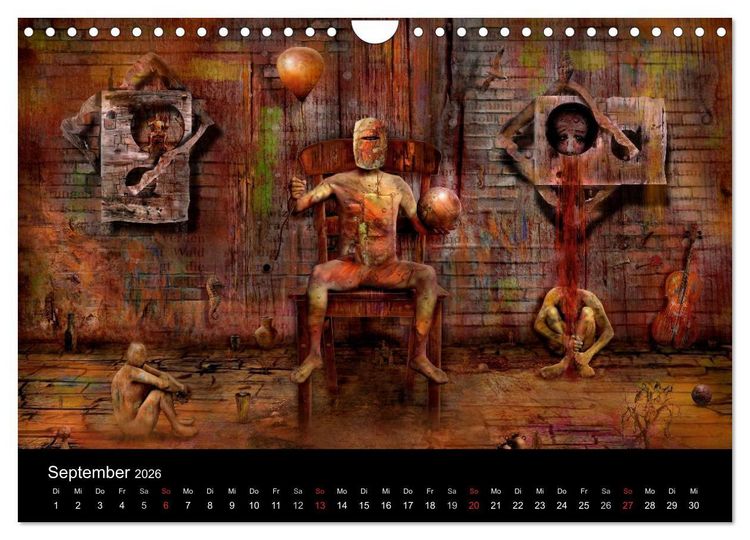 Produktbild: Moderner Surrealismus (Wandkalender 2026 DIN A4 quer), CALVENDO Monatskalender