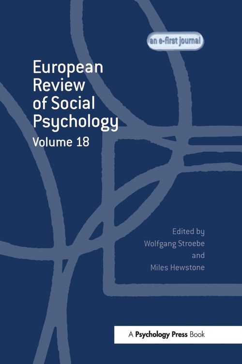 Produktbild: European Review of Social Psychology