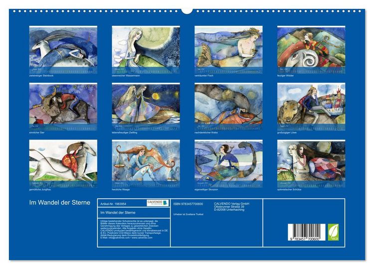 Produktbild: Im Wandel der Sterne (hochwertiger Premium Wandkalender 2026 DIN A2 quer), Kunstdruck in Hochglanz