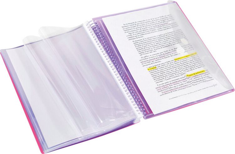 Produktbild: Sichtbuch A4 violett 40 Tasch