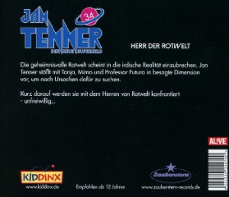 Jan Tenner - Herr der Rotwelt, 1 Audio-CD