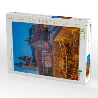 Produktbild: CALVENDO Puzzle Magdeburg - Wintermarkt in der Bastion Cleve | 1000 Teile Lege-Gr&ouml;&szlig;e 64x48cm Foto-Puzzle f&uuml;r gl&uuml;ckliche Stunden
