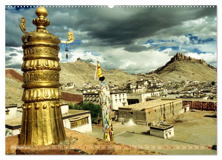 Produktbild: Tibet Das vergessene Land (Wandkalender 2026 DIN A2 quer), CALVENDO Monatskalender