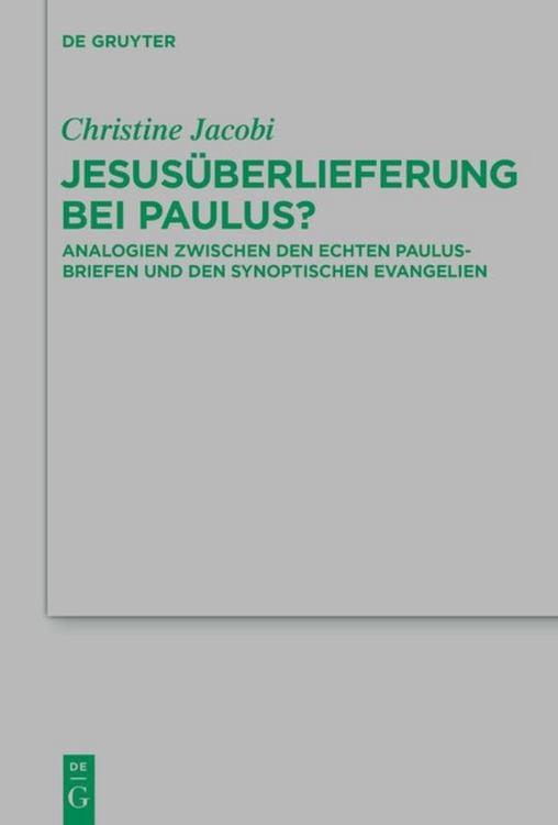 Produktbild: Jesus&uuml;berlieferung bei Paulus?