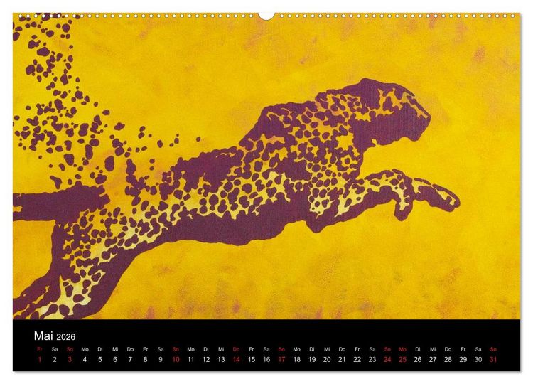 Produktbild: Humorvolle PopArt - Kunstkalender von Claudia Elsner (Wandkalender 2026 DIN A2 quer), CALVENDO Monatskalender