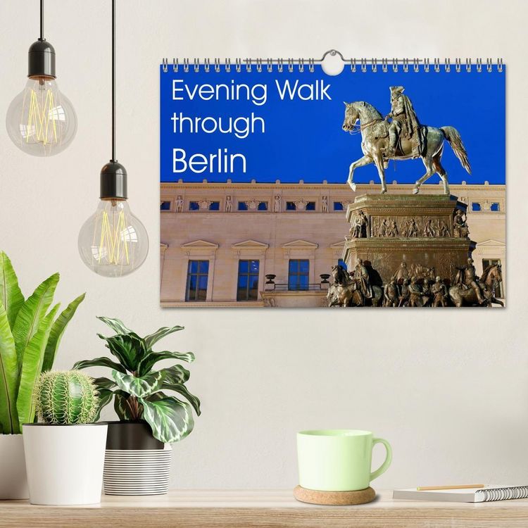 Produktbild: Evening Walk through Berlin (Wall Calendar 2027 DIN A4 landscape), CALVENDO 12 Month Wall Calendar