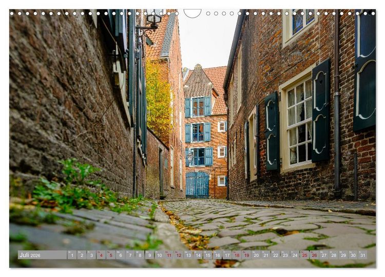 Produktbild: Ein Blick auf Leer (Ostfriesland) (Wandkalender 2026 DIN A3 quer), CALVENDO Monatskalender