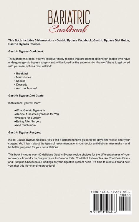 Produktbild: Bariatric Cookbook