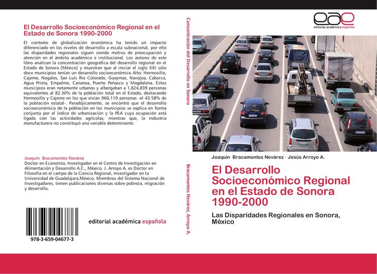 Produktbild: El Desarrollo Socioecon&oacute;mico Regional en el Estado de Sonora 1990-2000
