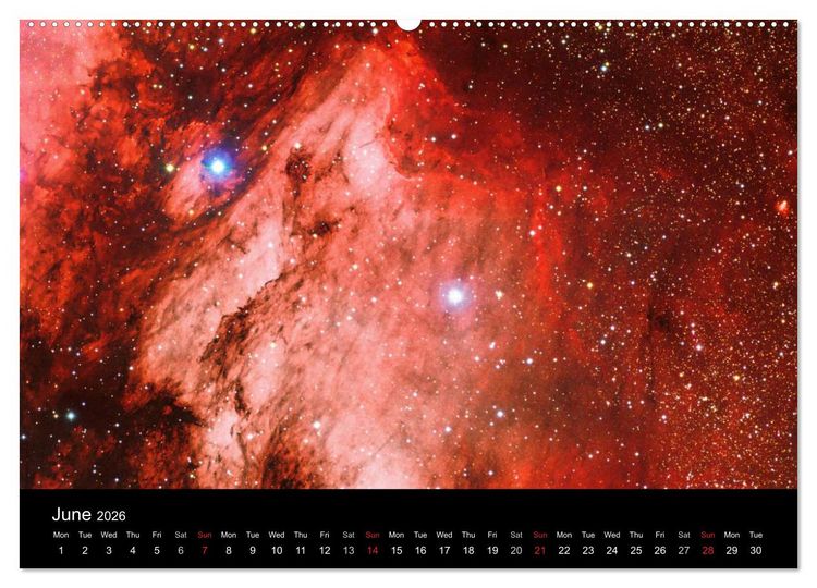 Produktbild: Deepsky (High Quality Premium Wall Calendar 2026 DIN A2 landscape),CALVENDO 12 Month Wall Calendar