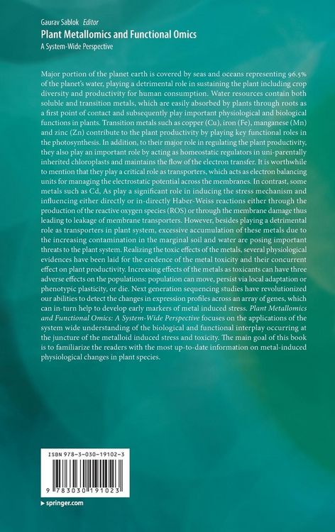 Produktbild: Plant Metallomics and Functional Omics