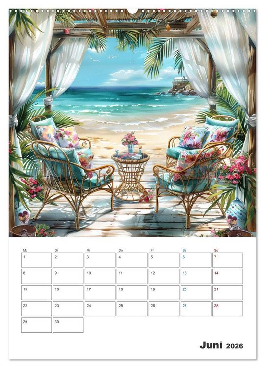 Produktbild: Sand zwischen den Zehen (Wandkalender 2026 DIN A2 hoch), CALVENDO Monatskalender
