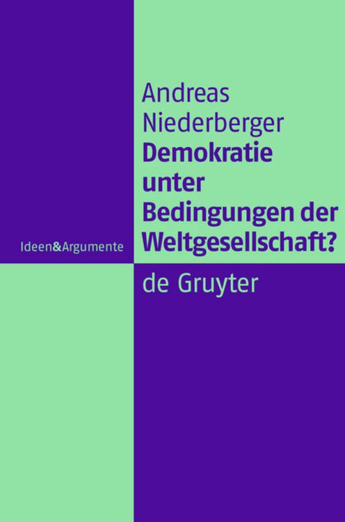 Produktbild: Demokratie unter Bedingungen der Weltgesellschaft?