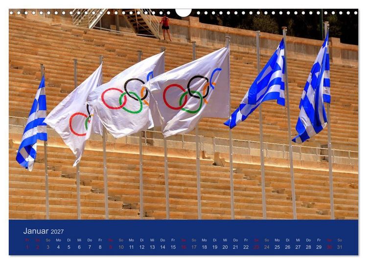 Produktbild: Athen - antik und modern (Wandkalender 2027 DIN A3 quer), CALVENDO Monatskalender