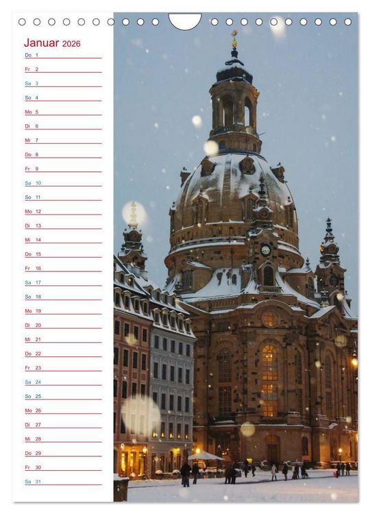 Produktbild: Frauenkirche Dresden (Wandkalender 2026 DIN A4 hoch), CALVENDO Monatskalender