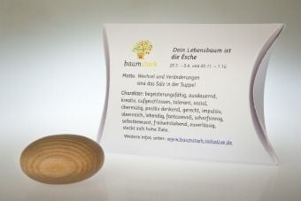 Produktbild: Handschmeichler Esche 45mm mit Baumhoroskop