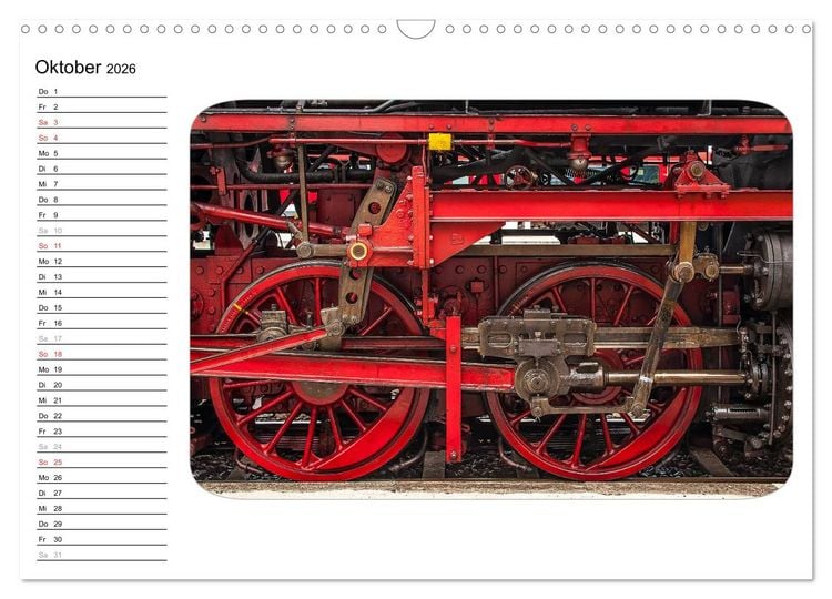 Produktbild: Unter Dampf - Dampflokromantik (Wandkalender 2026 DIN A3 quer), CALVENDO Monatskalender