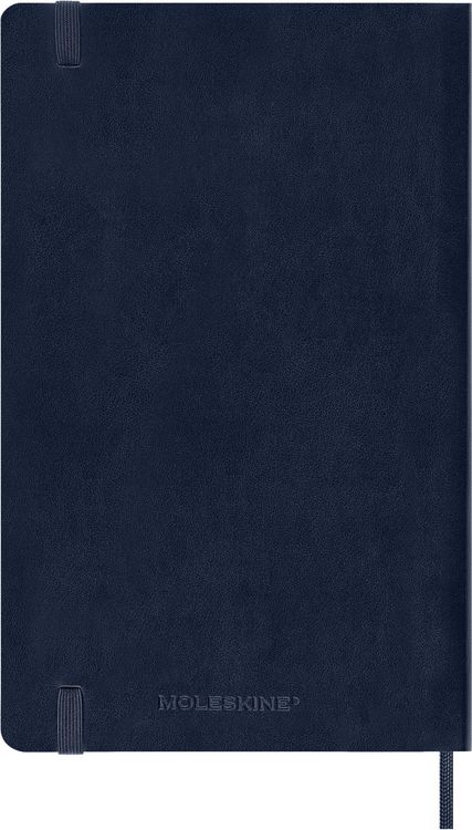 Produktbild: Moleskine 12 Monate Wochen Notizkalender 2027, Large/A5, 1 Wo = 1 Seite, rechts linierte Seite, Weicher Einband, Saphir