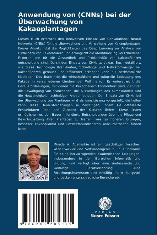 Produktbild: Anwendung von (CNNs) bei der &Uuml;berwachung von Kakaoplantagen