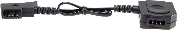 Produktbild: Basetech Telefon (analog) Adapter [1x TSS-Stecker - 1x TAE-N/F-Buchse] 10.00cm Schwarz