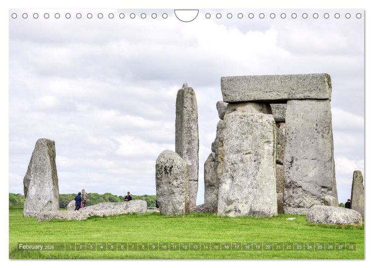 Produktbild: Mysterious Stonehenge (Wall Calendar 2026 DIN A4 landscape), CALVENDO 12 Month Wall Calendar