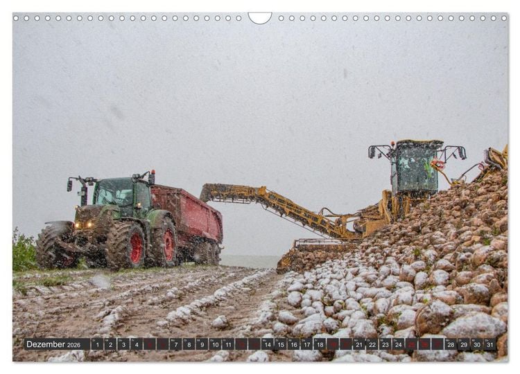 Produktbild: Landtechnik im Einsatz (Wandkalender 2026 DIN A3 quer), CALVENDO Monatskalender