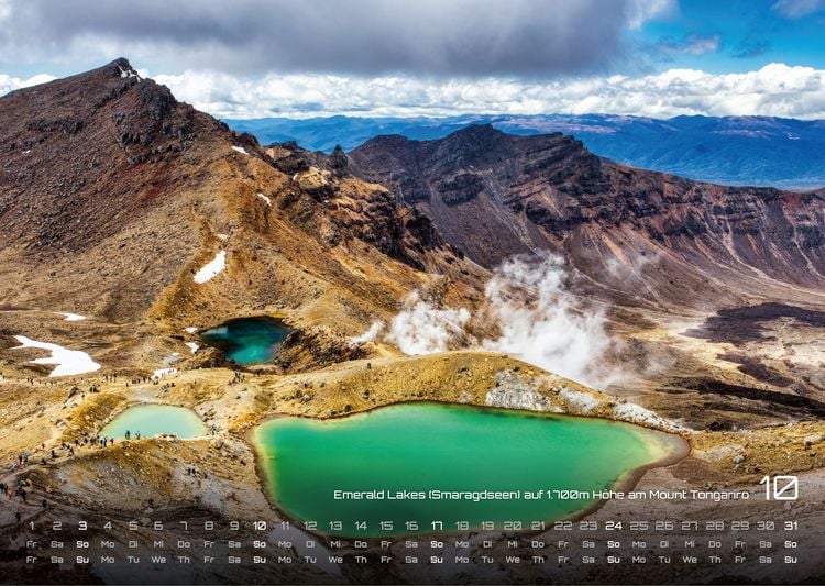 Produktbild: Neuseeland - Das Land der langen wei&szlig;en Wolke - 2027 - Kalender DIN A3