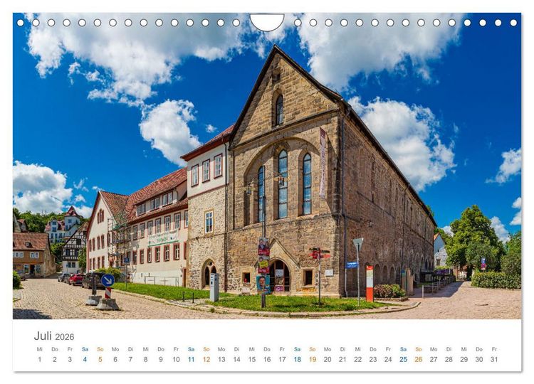 Produktbild: Eisenach - zu F&uuml;&szlig;en der Wartburg (Wandkalender 2026 DIN A4 quer), CALVENDO Monatskalender