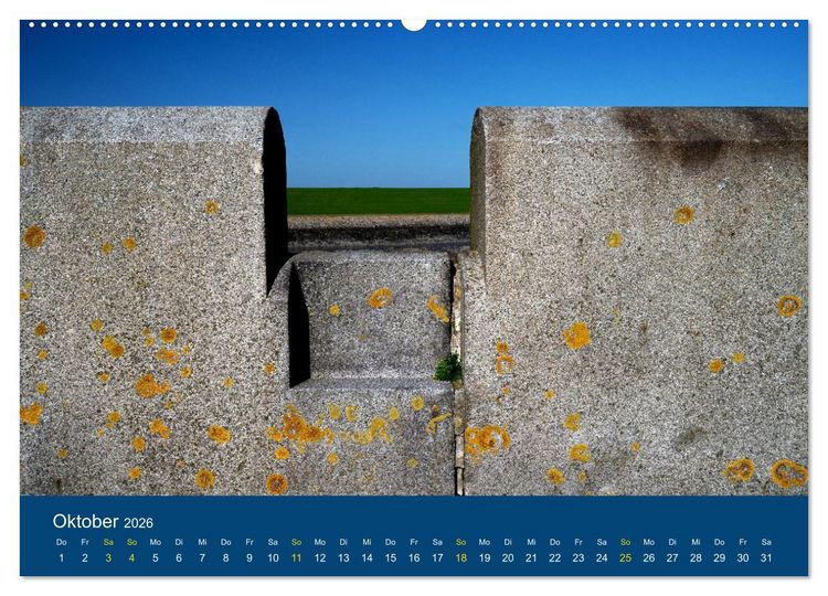 Produktbild: Die Nordmole in Wilhelmshaven. Historisches Relikt und Lieblingsort. (Wandkalender 2026 DIN A2 quer), CALVENDO Monatskalender
