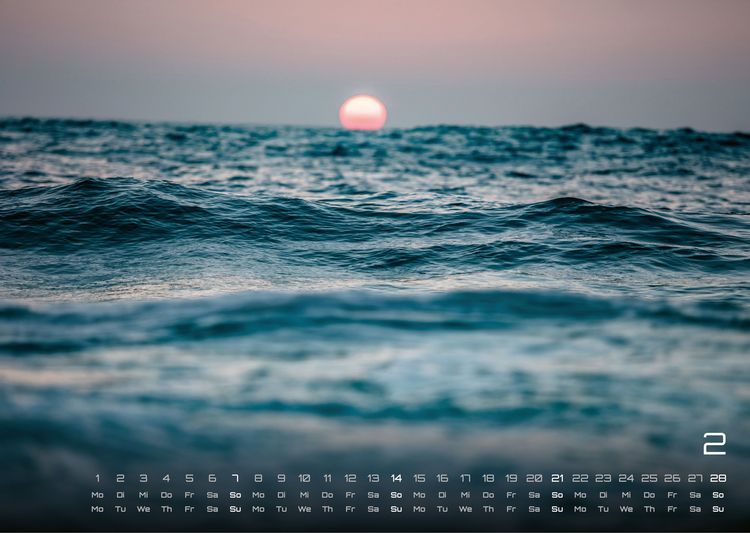 Produktbild: Meer &ndash; Im Rhythmus der Gezeiten! - 2027 - Kalender DIN A3