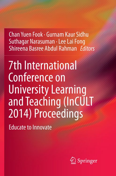 Produktbild: 7th International Conference on University Learning and Teaching (InCULT 2014) Proceedings