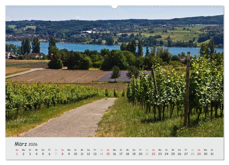 Produktbild: Insel Reichenau - Klosterinsel im Bodensee (hochwertiger Premium Wandkalender 2026 DIN A2 quer), Kunstdruck in Hochglanz