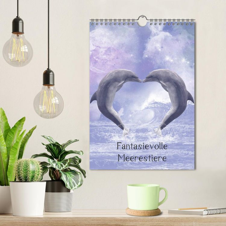 Produktbild: Fantasievolle Meerestiere (Wandkalender 2026 DIN A4 hoch), CALVENDO Monatskalender
