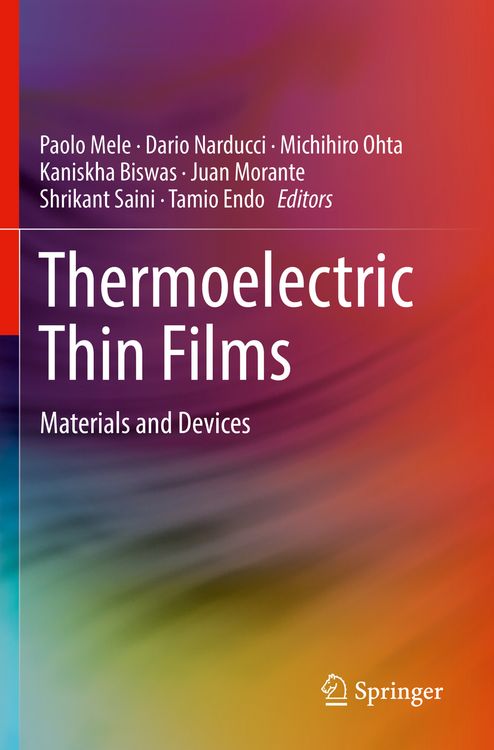 Produktbild: Thermoelectric Thin Films