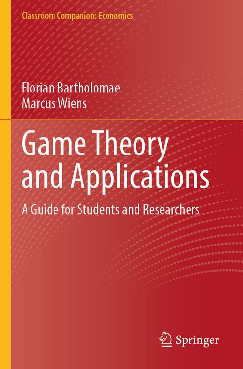 Produktbild: Game Theory and Applications
