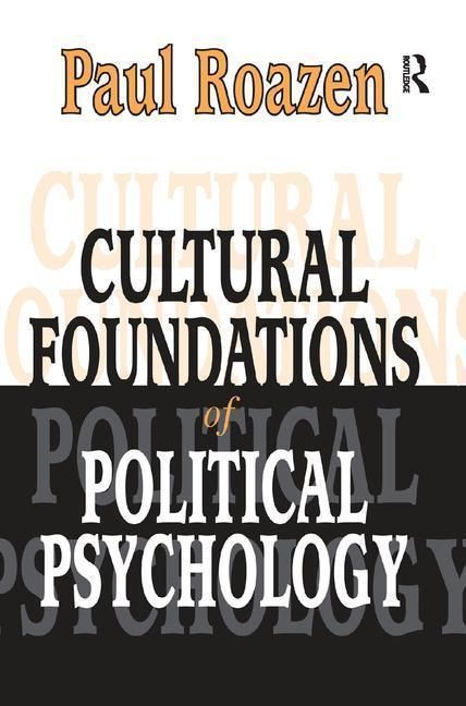 Produktbild: Roazen, P: Cultural Foundations of Political Psychology