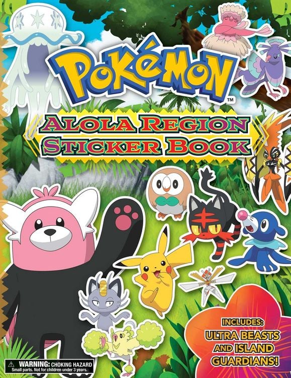 Produktbild: Pokemon Alola Region Sticker Book