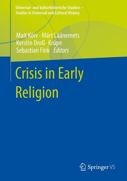 Produktbild: Crisis in Early Religion