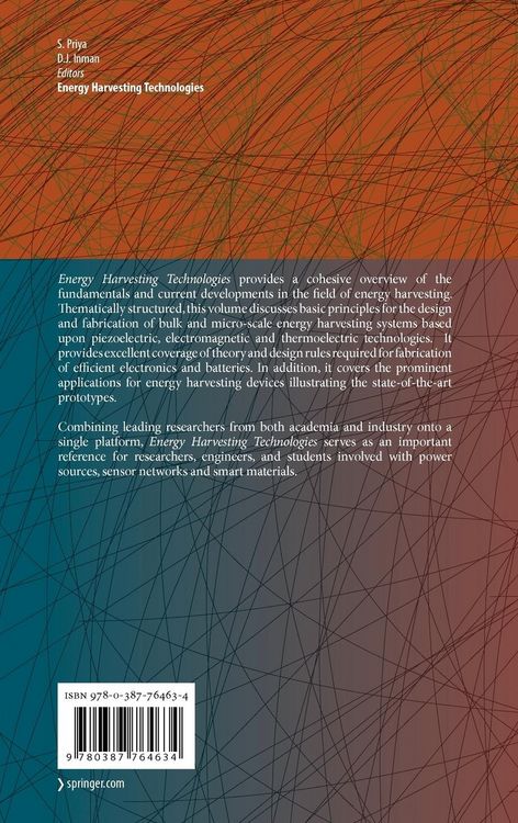 Produktbild: Energy Harvesting Technologies