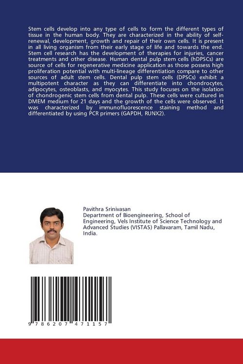 Produktbild: Chondrogenic Stem Cells Isolation from Dental Pulp