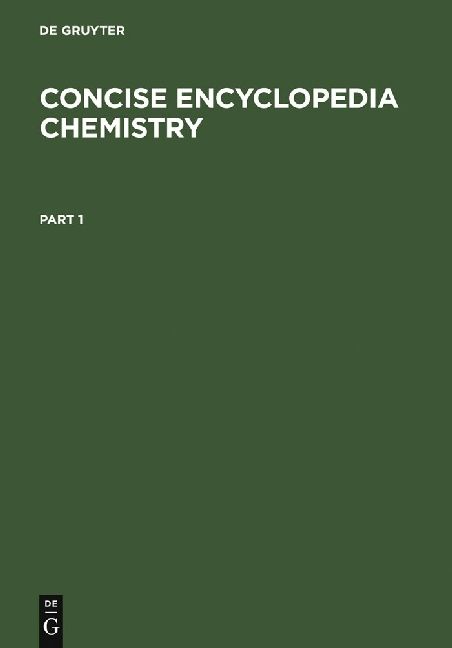 Produktbild: Eagleson, M: Concise Encyclopedia Chemistry