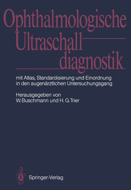 Produktbild: Ophthalmologische Ultraschalldiagnostik